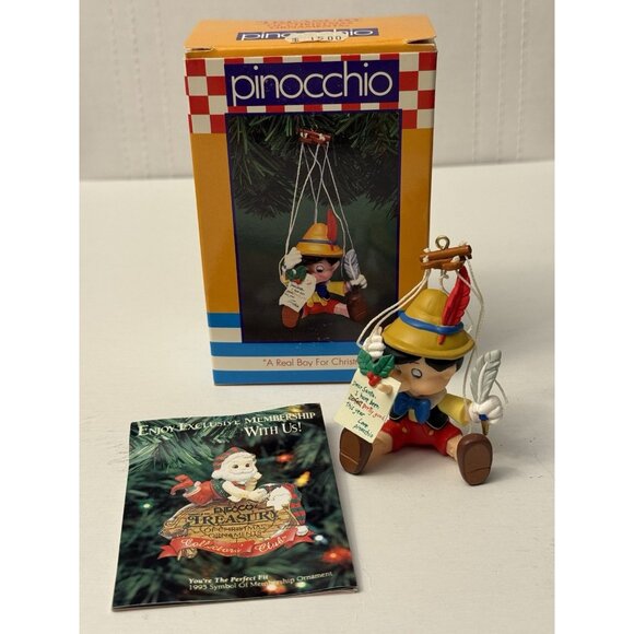 Enesco Other - Enesco 551821 Pinocchio Jiminy Cricket A Real Boy For Christmas Ornament MM2